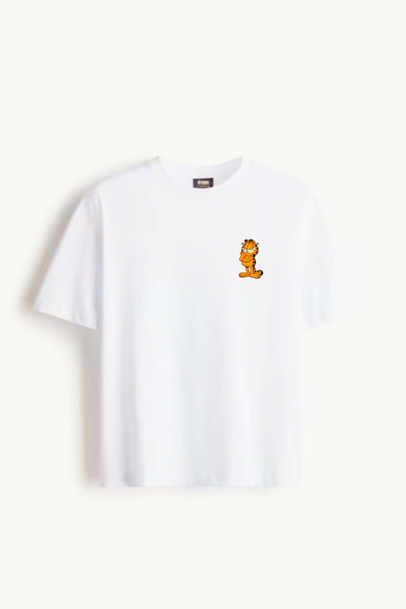 Garfield Printed White Tshirt
