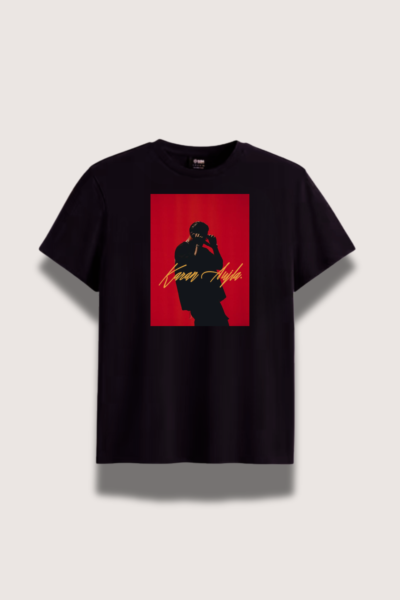 Karan Aujla Printed Black Premium T-shirt - Image 3
